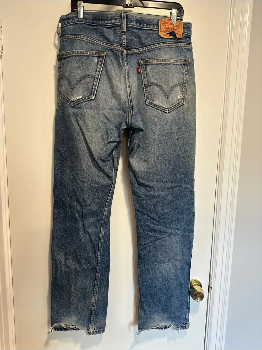 VTG Y2K Faded Levis 505 Jeans 34x34 Regular Fit Baggy Straight Leg Streetwear.